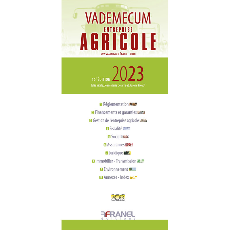 Vademecum de l'entreprise agricole 2023