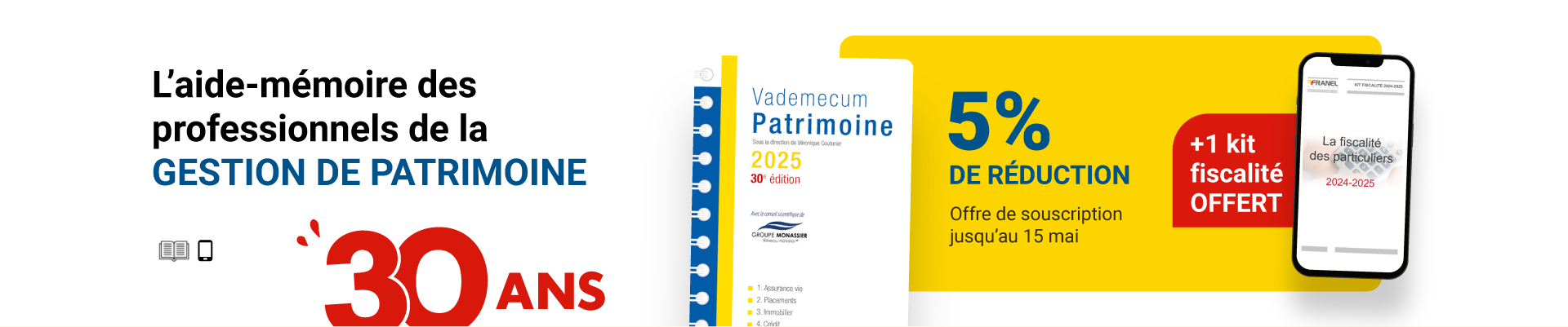 Offre spéciale pour le Vademecum du Patrimoine 2025